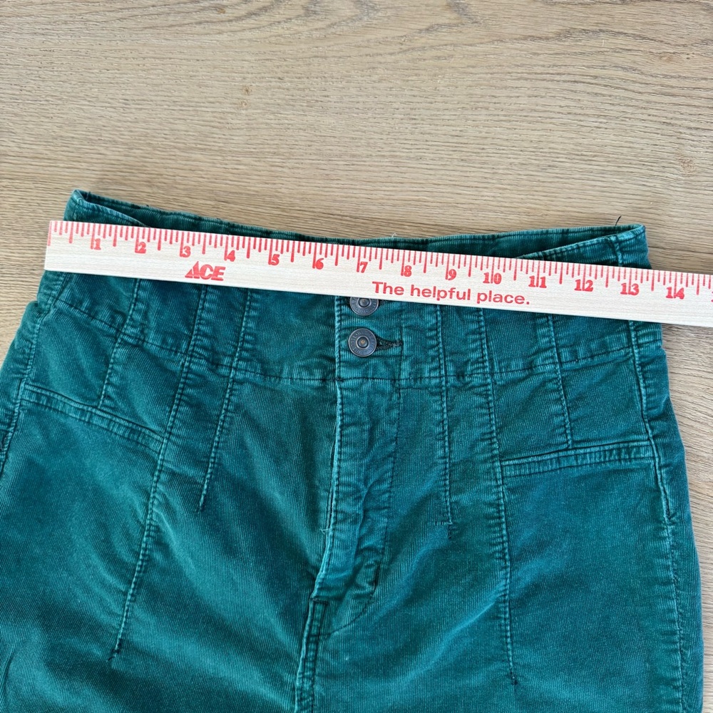Free People We The Free Jayde Cord Flare Pants 29 Green - Picture 3 of 9